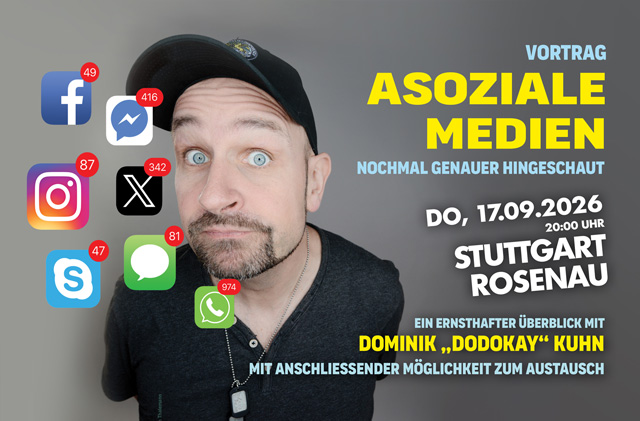 Dominik Kuhn Vortrag Asoziale Soziale Medien Rosenau Stuttgart